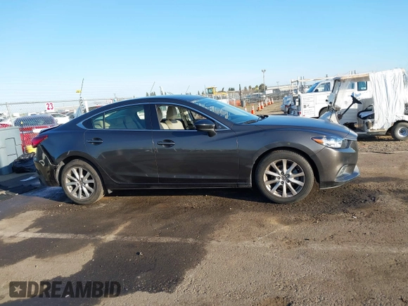 2016 Mazda Mazda6 i Sport with VIN JM1GJ1U50G1436343, listed as a IAAI auction lot 41760556 with 35,547 mi miles. Bid and sale history available at carsss.com. Image 13.