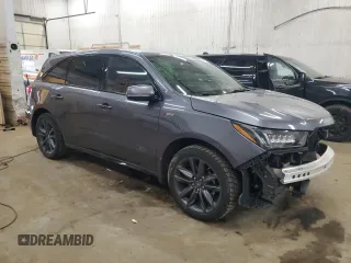 2019 Acura MDX w/Technology/A-Spec Pkg with VIN 5J8YD4H09KL006353, listed as a Copart auction lot 48789335 with 52,261 mi miles and Salvage Title. Bid and sale history available at carsss.com. Image 4.