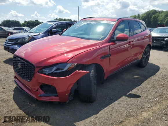 2022 Jaguar F-Pace S z VIN SADCJ2EX2NA697964, wystawiony jako Copart lot #64968015 z przebiegiem 31 074 mil mil oraz Szkoda całkowita • Salvage title. Historia ofert i sprzedaży dostępna na DreamBid. Obrazek 1.
