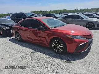 2021 Toyota Camry SE Nightshade with VIN 4T1G11AK0MU459170, listed as a Copart auction lot 51956005 with 117,393 mi miles and Clean Title. Bid and sale history available at carsss.com. Image 4.