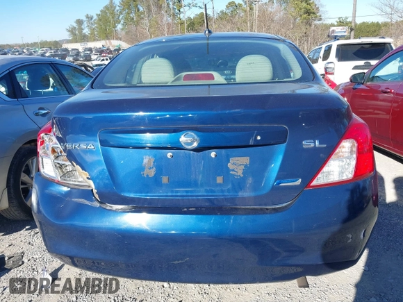 2012 Nissan Versa SV with VIN 3N1CN7AP0CL841801, listed as a IAAI auction lot 41364748 with 160,342 mi miles. Bid and sale history available at carsss.com. Image 16.