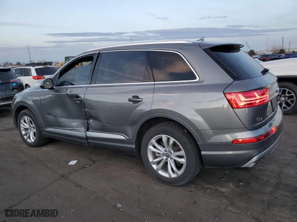 2017 Audi Q7 Premium Plus with VIN WA1LHAF73HD051362, listed as a Copart auction lot 83636164 with 140276 miles and Salvage Title. Bid and sale history available at carsss.com. Image 2.