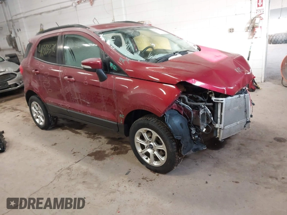 2019 Ford EcoSport SE with VIN MAJ6S3GL1KC305648, listed as a IAAI auction lot 41333376 with 80,646 mi miles and . Bid and sale history available at DreamBid. Image 1.