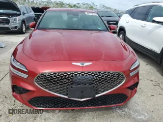 2023 Genesis G70 2.0T with VIN KMTG34TA5PU124741, listed as a Copart auction lot 75401224 with 0 mi miles and Non Repairable. Bid and sale history available at carsss.com. Image 5.