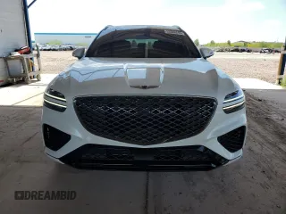 2023 Genesis GV70 Sport with VIN KMUMCDTC3PU084756, listed as a Copart auction lot 53306245 with 27,682 mi miles and Salvage Title. Bid and sale history available at DreamBid. Image 5.