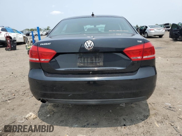 2014 Volkswagen Passat Wolfsburg Edition with VIN 1VWAT7A31EC053922, listed as a Copart auction lot 59945025 with 136,864 mi miles and Clean title. Bid and sale history available at DreamBid. Image 6.