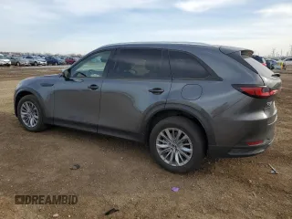 2024 Mazda CX-90 3.3 Turbo Preferred with VIN JM3KKBHD1R1114139, listed as a Copart auction lot 49285675 with 0 mi miles and Salvage Title. Bid and sale history available at carsss.com. Image 2.