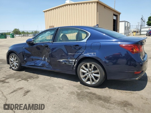 2013 Lexus GS 350 with VIN JTHCE1BL2D5013187, listed as a Copart auction lot 58663405 with 90,526 mi miles and Salvage title. Bid and sale history available at DreamBid. Image 2.