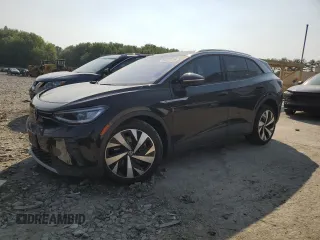 2021 Volkswagen ID.4 Pro S z VIN WVGUNPE28MP063782, wystawiony jako Copart lot #59502475 z przebiegiem 25 516 mil mil oraz Szkoda całkowita • Salvage title. Historia ofert i sprzedaży dostępna na DreamBid. Obrazek 1.