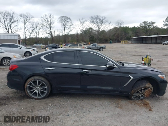 2019 Genesis G70 Advanced with VIN KMTG44LA0KU038176, listed as a IAAI auction lot 41718528 with 85,728 mi miles and . Bid and sale history available at DreamBid. Image 13.