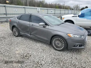 2014 Ford Fusion Titanium with VIN 3FA6P0K94ER331002, listed as a Copart auction lot 49733575 with 208,656 mi miles and Salvage Title. Bid and sale history available at DreamBid. Image 4.