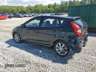 2013 Hyundai Accent SE with VIN KMHCU5AE0DU138155, listed as a Copart auction lot 52643995 with 201,082 mi miles and Salvage Title. Bid and sale history available at carsss.com. Image 2.
