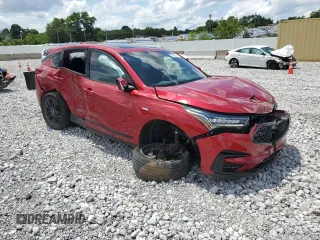 2021 Acura RDX w/A-Spec Package with VIN 5J8TC2H6XML046482, listed as a Copart auction lot 63656214 with 64,295 mi miles and Salvage Title. Bid and sale history available at carsss.com. Image 4.