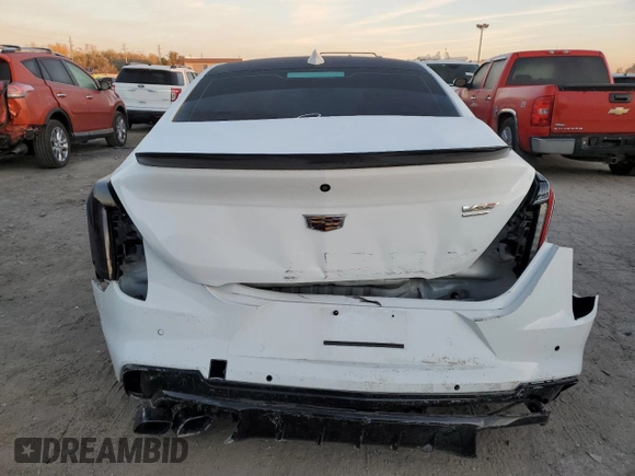 2023 Cadillac CT4-V Blackwing z VIN 1G6DL5RP6P0410806, wystawiony jako Copart lot #76096114 z przebiegiem 17 055 mil mil oraz Szkody całkowita. Historia ofert i sprzedaży dostępna na DreamBid. Obrazek 6.