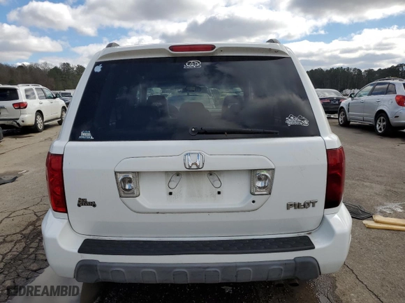 2003 Honda Pilot EX with VIN 2HKYF18533H568502, listed as a Copart auction lot 46515935 with 303,103 mi miles and Clean Title. Bid and sale history available at carsss.com. Image 6.