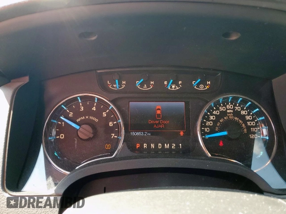 2013 Ford F-150 XL with VIN 1FTEX1CM3DKG45354, listed as a Copart auction lot 58794285 with 150,853 mi miles and Clean title. Bid and sale history available at DreamBid. Image 9.