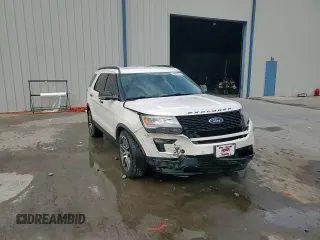 2018 Ford Explorer Sport with VIN 1FM5K8GT2JGB78916, listed as a Copart auction lot 59414335 with 121,842 mi miles and Salvage title. Bid and sale history available at DreamBid. Image 14.