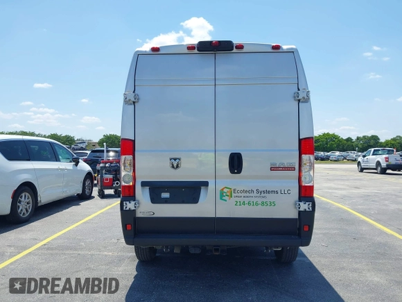 2022 Ram ProMaster Cargo with VIN 3C6LRVDG2NE123344, listed as a IAAI auction lot 42233518 with 73,959 mi miles and . Bid and sale history available at DreamBid. Image 16.