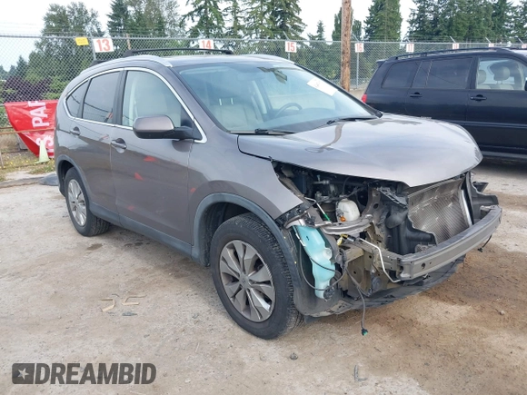2012 Honda CR-V EX-L with VIN 5J6RM4H79CL051840, listed as a IAAI auction lot 42487917 with 96,849 mi miles and . Bid and sale history available at DreamBid. Image 1.