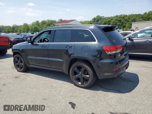 2016 Jeep Grand Cherokee Overland z VIN 1C4RJFCG5GC343864, wystawiony jako Copart lot #60892615 z przebiegiem 97 133 mil mil oraz Szkoda całkowita • Salvage title. Historia ofert i sprzedaży dostępna na DreamBid. Obrazek 2.