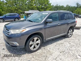 2011 Toyota Highlander Limited with VIN 5TDYK3EHXBS032113, listed as a Copart auction lot 61598005 with 173,709 mi miles and Salvage title. Bid and sale history available at DreamBid. Image 1.