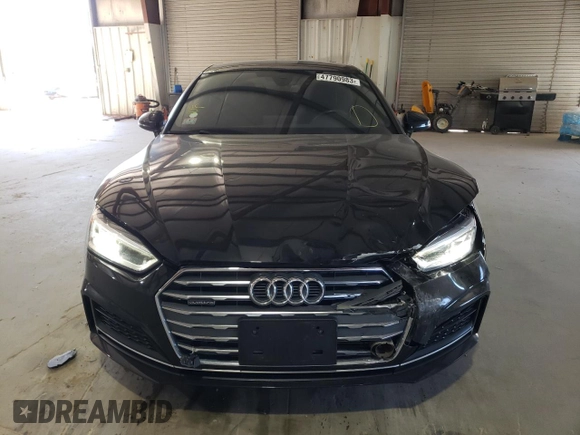2019 Audi A5 Sportback Premium Plus with VIN WAUENCF56KA045479, listed as a Copart auction lot 47790983 with 43,128 mi miles. Bid and sale history available at carsss.com. Image 5.