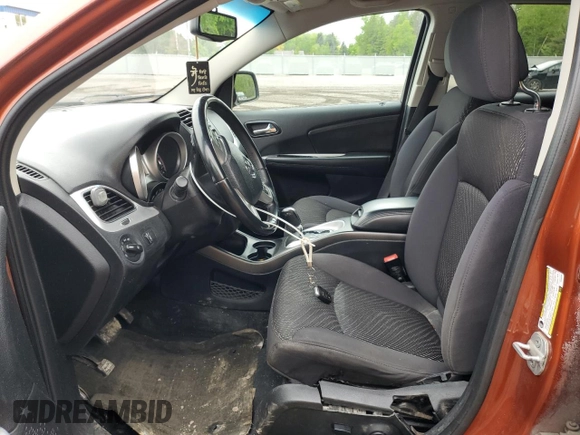 2012 Dodge Journey SXT with VIN 3C4PDCCG8CT243754, listed as a Copart auction lot 58535065 with 176,761 mi miles and Clean title. Bid and sale history available at DreamBid. Image 7.