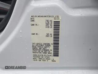 2023 Nissan Altima SR z VIN 1N4BL4CV2PN357441, wystawiony jako IAAI lot #41411612 z przebiegiem 47 507 mil mil oraz . Historia ofert i sprzedaży dostępna na DreamBid. Obrazek 9.