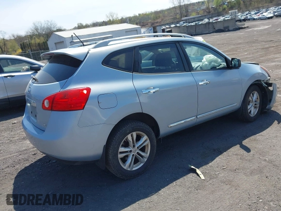 2015 Nissan Rogue S with VIN JN8AS5MV5FW259336, listed as a IAAI auction lot 42101729 with 69,780 mi miles and . Bid and sale history available at DreamBid. Image 4.