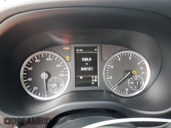 2016 Mercedes-Benz Metris Passenger with VIN WD4PG2EE0G3139800, listed as a Copart auction lot 59172655 with 345,121 mi miles and Salvage title. Bid and sale history available at DreamBid. Image 9.