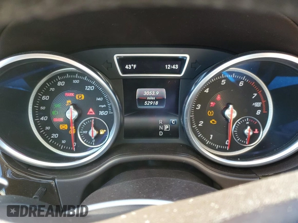 2017 Mercedes-Benz GLS with VIN 4JGDF6EE5HA826626, listed as a Copart auction lot 70760912 with 52,918 mi miles. Bid and sale history available at carsss.com. Image 9.