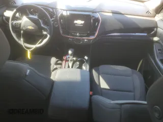2023 Chevrolet Traverse LT Cloth with VIN 1GNERGKW7PJ272577, listed as a Copart auction lot 57145305 with 7,190 mi miles and Salvage title. Bid and sale history available at DreamBid. Image 8.