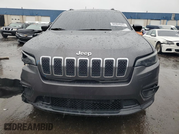 2019 Jeep Cherokee Latitude Plus z VIN 1C4PJMLX0KD299898, wystawiony jako Copart lot #56904625 z przebiegiem 93 064 mil mil oraz Szkoda całkowita • Salvage title. Historia ofert i sprzedaży dostępna na DreamBid. Obrazek 5.