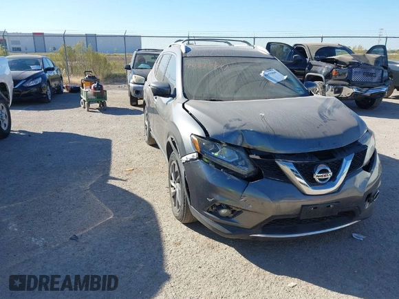 2016 Nissan Rogue SL with VIN 5N1AT2MT8GC874175, listed as a IAAI auction lot 40655066 with 134,540 mi miles and . Bid and sale history available at carsss.com. Image 1.