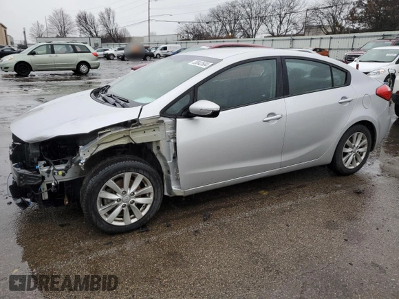 2015 Kia Forte LX with VIN KNAFX4A68F5385350, listed as a Copart auction lot 52121784 with 81,841 mi miles and Salvage Title. Bid and sale history available at carsss.com. Image 1.