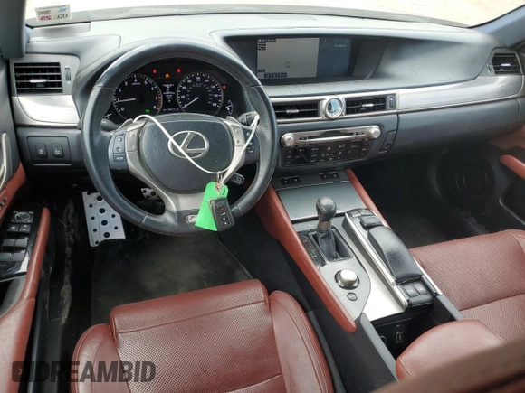 2015 Lexus GS 350 with VIN JTHBE1BL2FA007010, listed as a Copart auction lot 73589454 with 106,317 mi miles and Salvage Title. Bid and sale history available at carsss.com. Image 8.