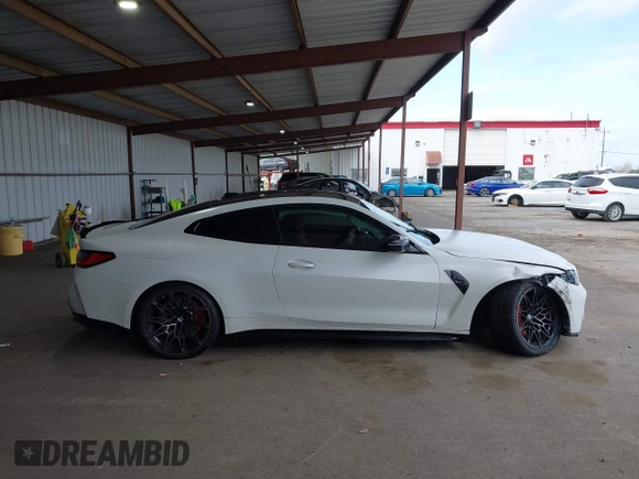 2024 BMW M4 Competition xDrive with VIN WBS43AZ0XRCS01913, listed as a IAAI auction lot 41905104 with 20,912 mi miles and . Bid and sale history available at DreamBid. Image 13.