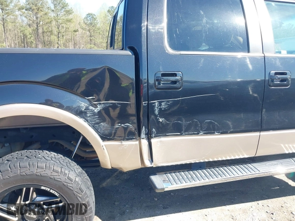 2012 Ford F-150 XL with VIN 1FTFW1CF3CFC38487, listed as a IAAI auction lot 41876290 with 152,508 mi miles. Bid and sale history available at carsss.com. Image 6.