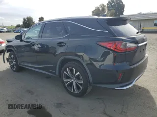 2019 Lexus RX 450hL Premium with VIN JTJDGKCA2K2008120, listed as a Copart auction lot 45681085 with 124,401 mi miles and Salvage Title. Bid and sale history available at DreamBid. Image 2.