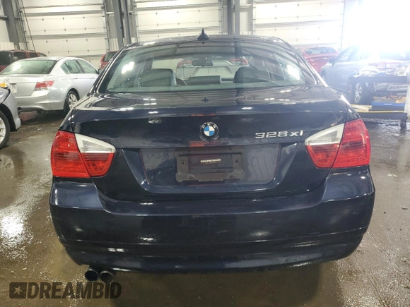2007 BMW 3 Series 328xi with VIN WBAVC93557KX57867, listed as a Copart auction lot 49716095 with 103,578 mi miles and Salvage Title. Bid and sale history available at carsss.com. Image 6.