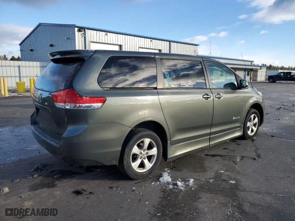 2011 Toyota Sienna LE AAS with VIN 5TDKK3DC8BS037614, listed as a Copart auction lot 83821514 with 179,175 mi miles and Clean Title. Bid and sale history available at carsss.com. Image 3.