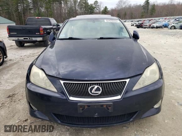 2008 Lexus IS 250 with VIN JTHCK262882023553, listed as a Copart auction lot 52420555 with 207,049 mi miles and Clean Title. Bid and sale history available at carsss.com. Image 5.