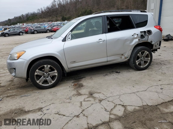 2012 Toyota RAV4 Sport with VIN JTMRK4DV0C5109113, listed as a Copart auction lot 43638555 with 139,639 mi miles and Salvage Title. Bid and sale history available at carsss.com. Image 1.