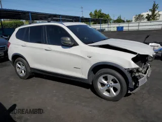 2012 BMW X3 28i with VIN 5UXWX5C56CL725341, listed as a Copart auction lot 52649105 with 97,855 mi miles and Salvage Title. Bid and sale history available at DreamBid. Image 4.