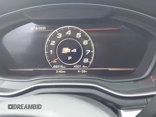 2018 Audi S4 Premium Plus with VIN WAUB4AF41JA233441, listed as a IAAI auction lot 42032077 with 68,316 mi miles. Bid and sale history available at carsss.com. Image 15.