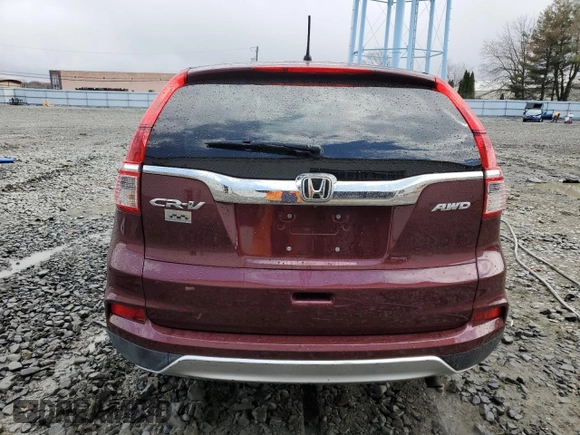 2015 Honda CR-V EX with VIN 2HKRM4H51FH706926, listed as a Copart auction lot 50530095 with 88,023 mi miles and Salvage Title. Bid and sale history available at DreamBid. Image 6.