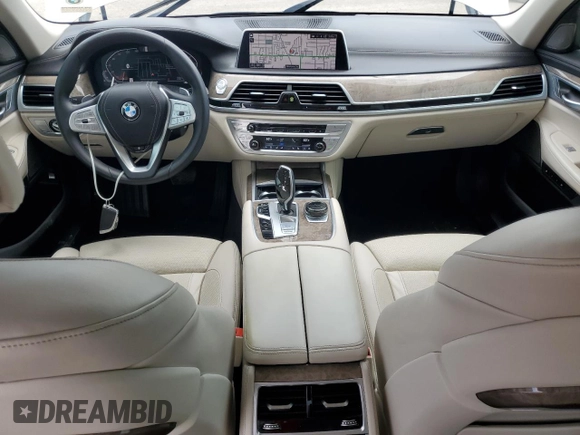 2020 BMW 7 Series 750i xDrive with VIN WBA7U2C06LGM26634, listed as a Copart auction lot 59951453 with 0 mi miles. Bid and sale history available at carsss.com. Image 8.