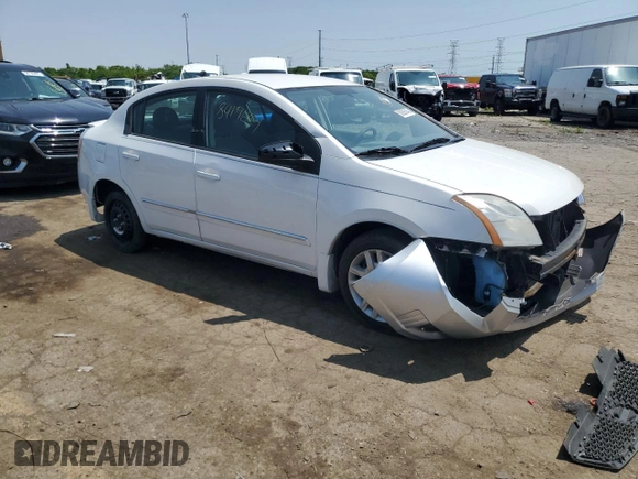 2012 Nissan Sentra SR with VIN 3N1AB6AP7CL742550, listed as a Copart auction lot 59290745 with 85,470 mi miles and Salvage title. Bid and sale history available at DreamBid. Image 4.