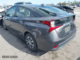 2019 Toyota Prius LE with VIN JTDL9RFUXK3005094, listed as a IAAI auction lot 41948749 with 98,156 mi miles. Bid and sale history available at carsss.com. Image 3.