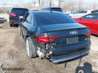 2018 Audi A4 Premium Plus with VIN WAUENAF44JA063134, listed as a IAAI auction lot 41764674 with 26,310 mi miles. Bid and sale history available at carsss.com. Image 3.